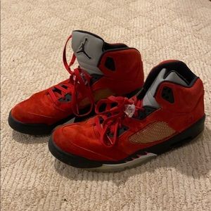Red Retro Suede Air Jordan’s